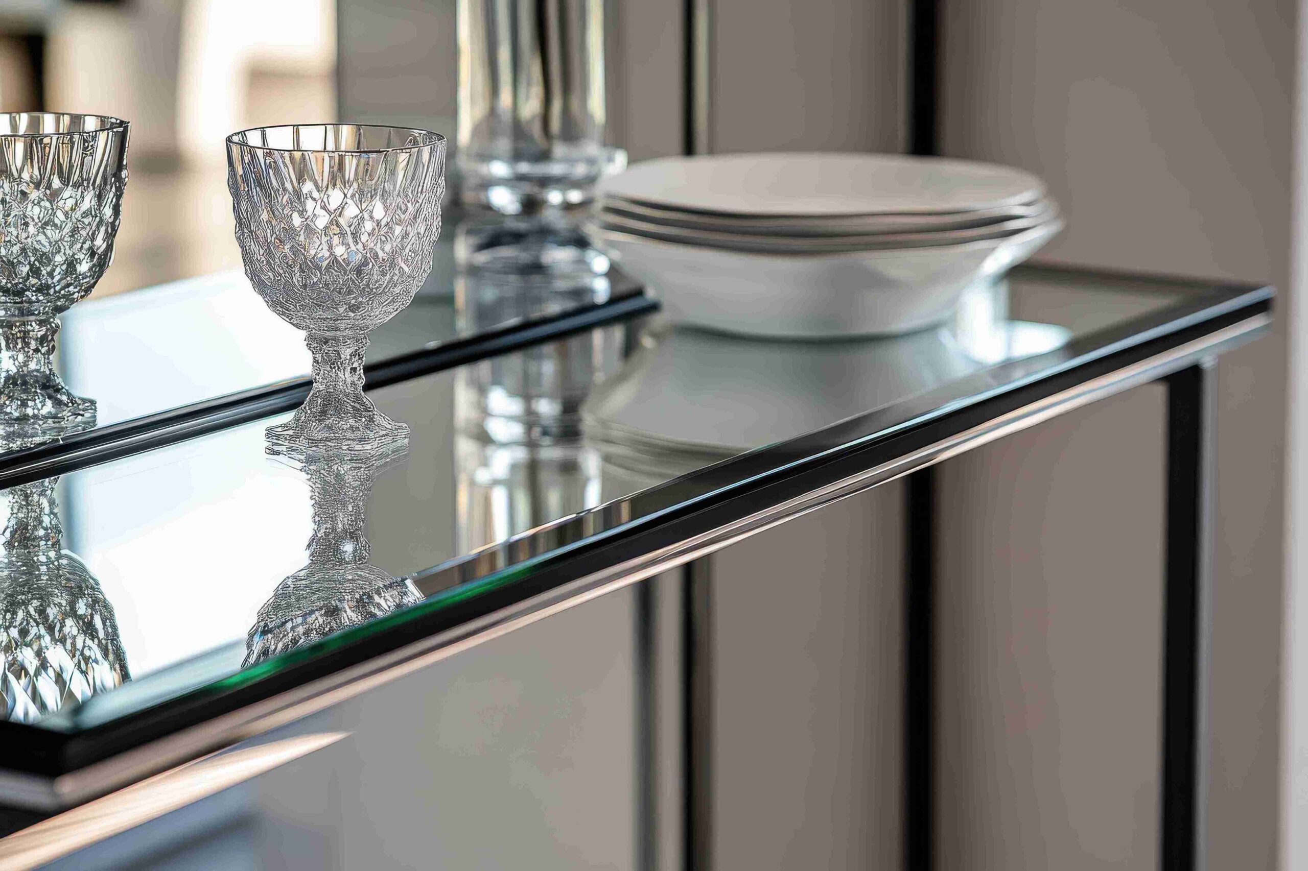Glass Tabletops and Shelves.
